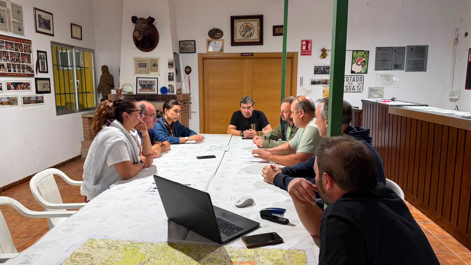 Alba Forno pide máis apoio das Administracións para a Sociedade de Caza e Pesca e pon en valor o seu traballo a nivel ambiental